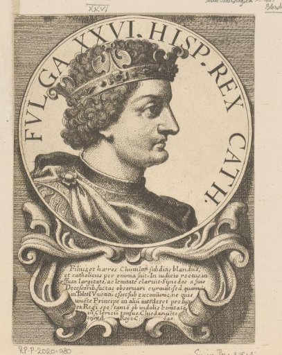 Portrait of Tulga, King of the Visigoths