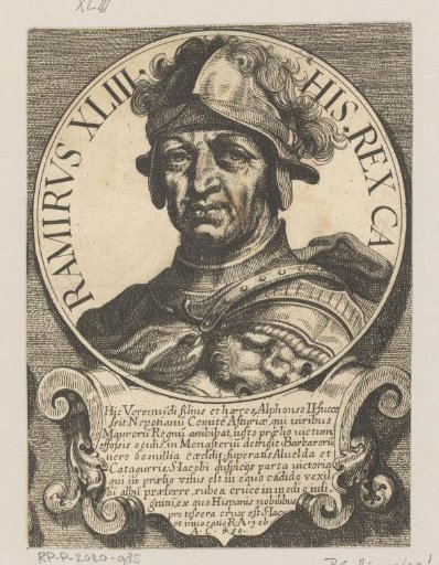 Portrait of Ramiro I, King of Asturias