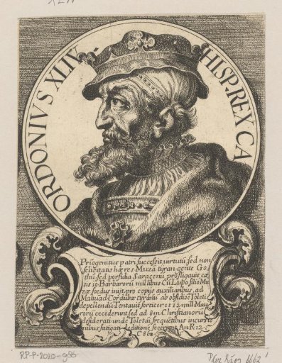 Portrait of Ordoño I, King of Asturias