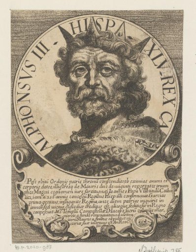 Portrait of Alfonso III, King of Asturias