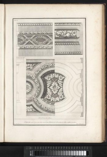 Three decorative moldings