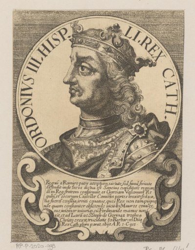 Portrait of Ordoño III, King of León