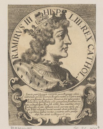 Portrait of Ramiro III, King of León