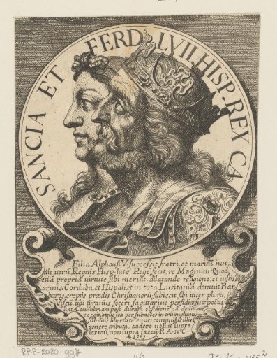 Portrait of Ferdinand I of León and Sancha of León