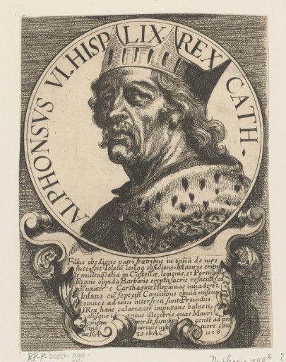 Portrait of Alfonso VI, King of León