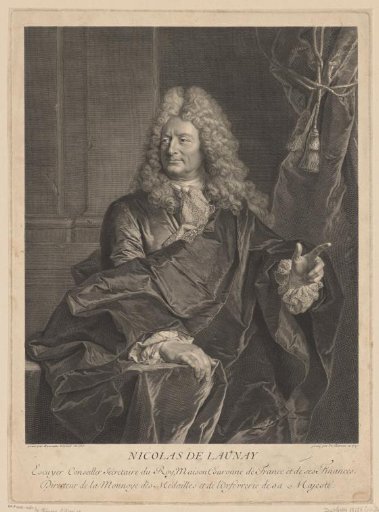 Portrait of goldsmith Nicolas de Launay