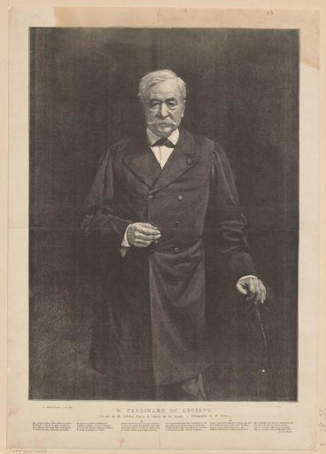 Portrait of Ferdinand de Lesseps