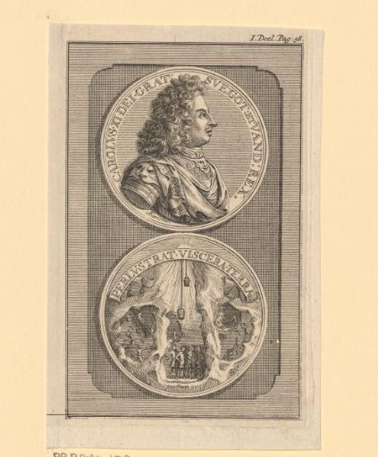 Medal with the portrait of Charles XI, King of Sweden