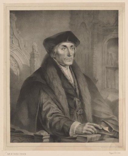 Portrait of Desiderius Erasmus