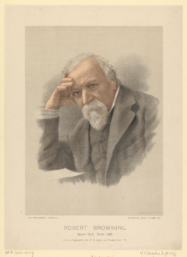 Portrait of Robert Browning
