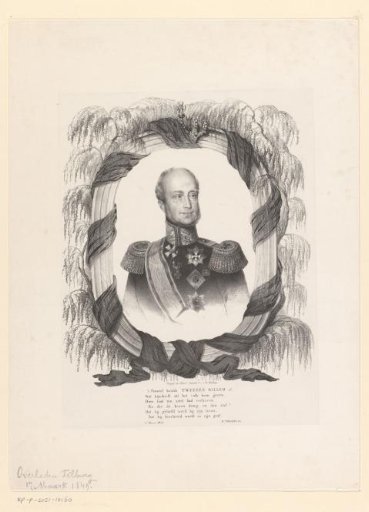 Portrait of William II, King of the Netherlands