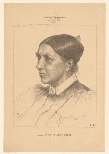 Portrait of Jeltje de Bosch Kemper