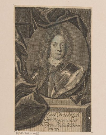 Portrait of Karl Friedrich of Anhalt-Bernburg