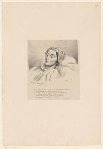 Portrait of Pieter Volkers-Maas on his deathbed