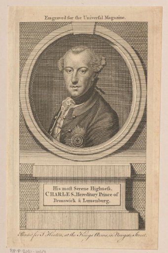 Portrait of Charles William Ferdinand, Duke of Brunswick-Wolfenbüttel