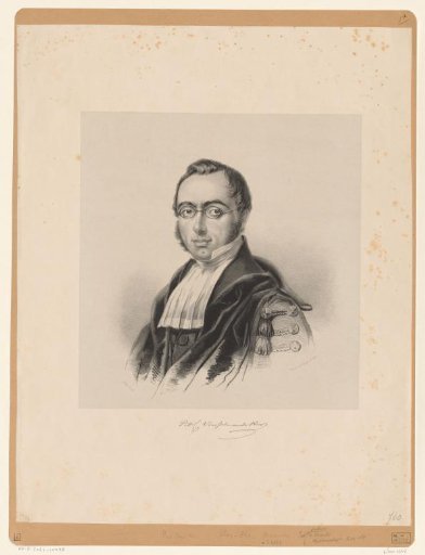 Portrait of Pieter Otto Coenraad Vorsselman de Heer
