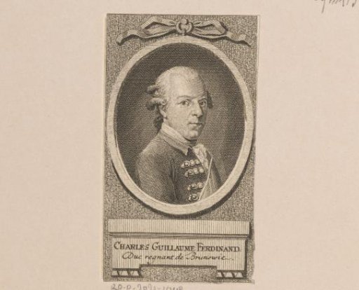 Portrait of Charles William Ferdinand, Duke of Brunswick-Wolfenbüttel