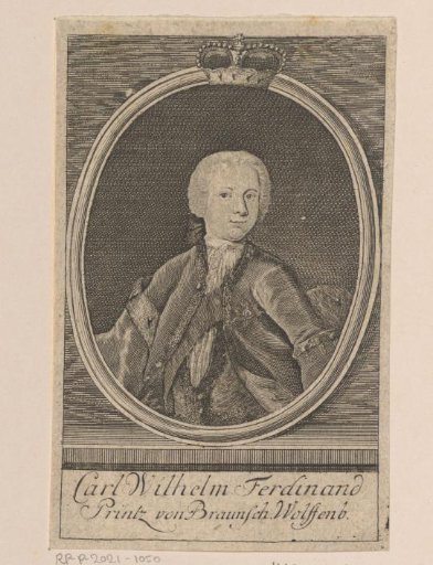 Portrait of Charles William Ferdinand, Duke of Brunswick-Wolfenbüttel