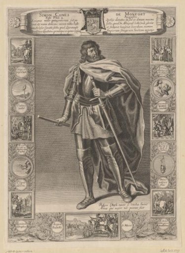 Portrait of Simon IV of Montfort