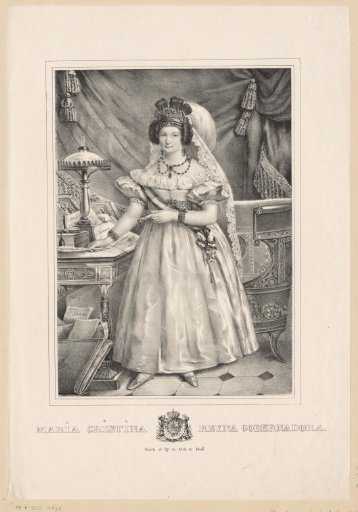 Portrait of Maria Christina of Bourbon-Sicily