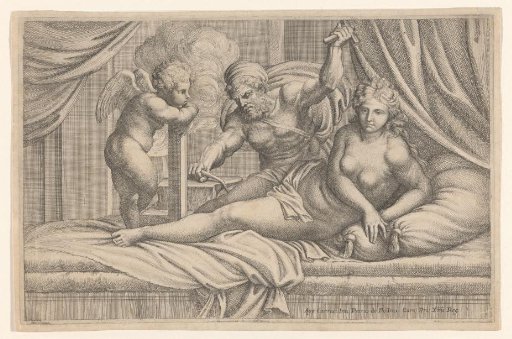 Venus Reclining on a Bed in Vulcan's Forge