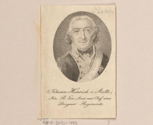 Portrait of Friedrich Heinrich von Katte