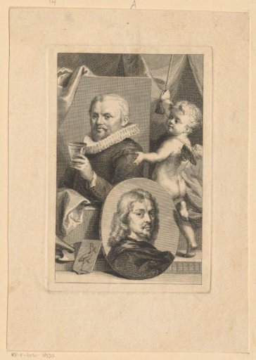 Portraits of Jan Antonisz. van Ravesteyn and Adriaen Hanneman