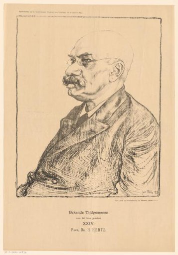 Portrait of Heinrich Daniel Johann Joachim Hertz