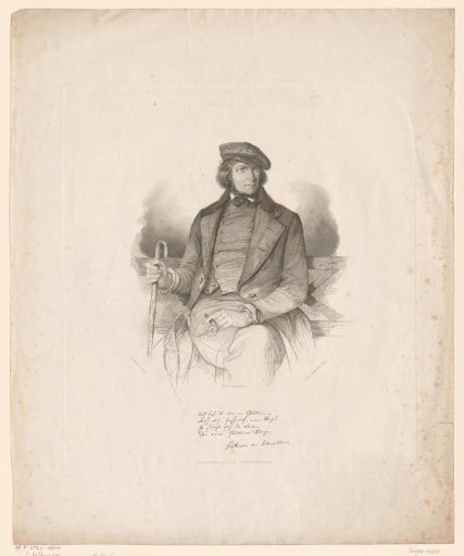 Portrait of Heinrich Hoffmann von Fallersleben