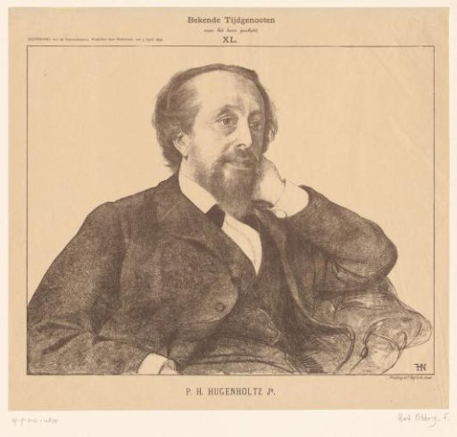 Portrait of Petrus Hermannus Hugenholtz