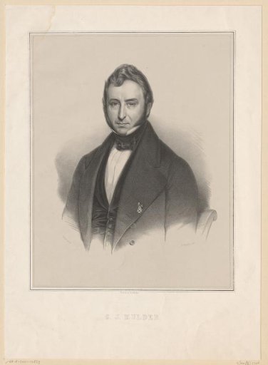 Portrait of Gerardus Johannes Mulder