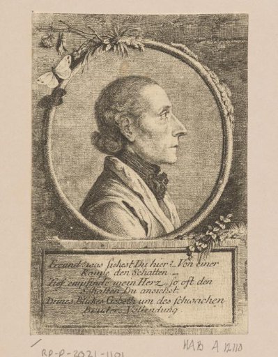 Portrait of Johann Caspar Lavater