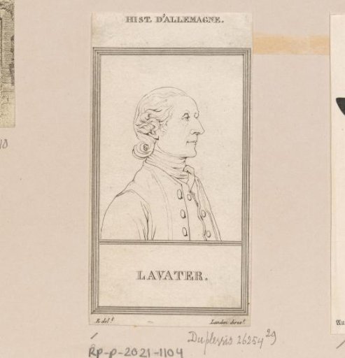 Portrait of Johann Caspar Lavater
