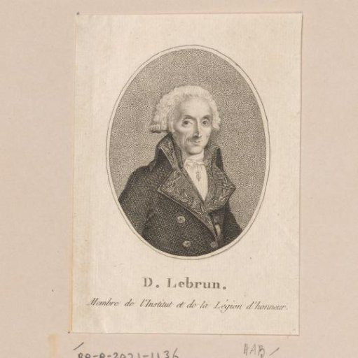 Portrait of Ponce Denis Écouchard Lebrun