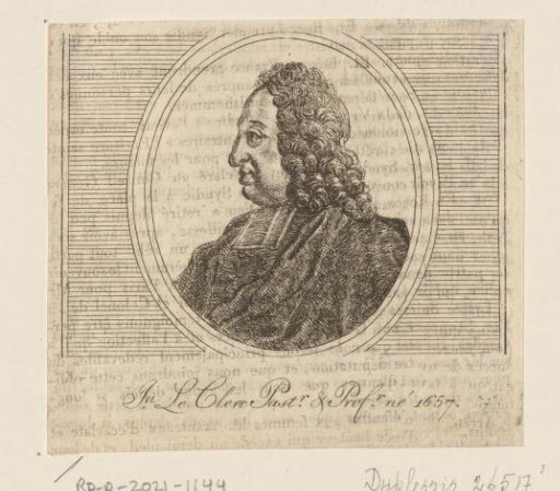Portrait of Jean le Clerc