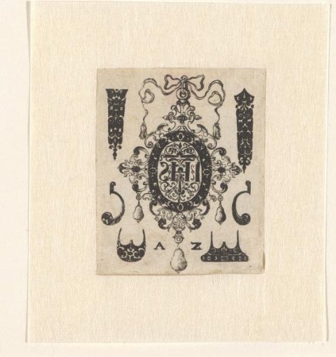 Pendant with the Monogram of Christ (IHS)