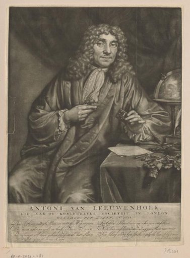 Portrait of Anthony van Leeuwenhoek