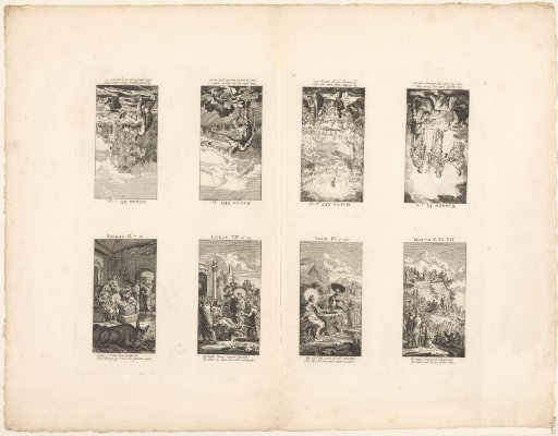 Eight biblical scenes