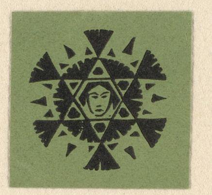 Closing vignette with a female head