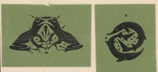 Closing vignette with two frogs