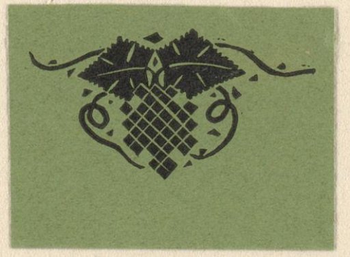Closing vignette of grape leaves and grapes