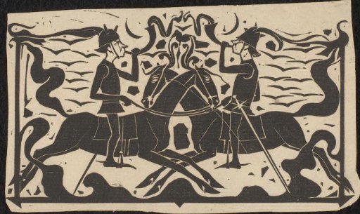 Title page head with riders