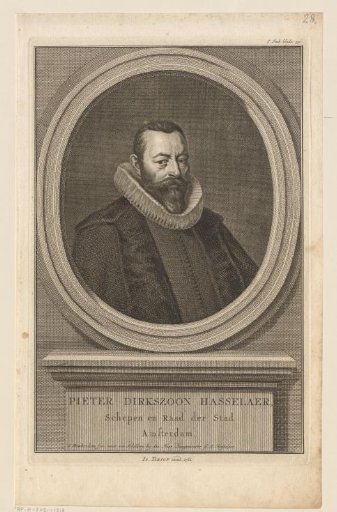 Portrait of Pieter Dirksz. Hasselaer