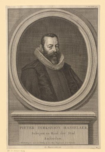 Portrait of Pieter Dirksz. Hasselaer