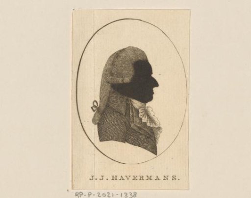 Silhouette Portrait of Johannes Josephus Havermans