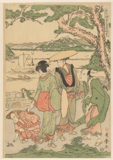 View of Shichirigahama beach in Kamakura