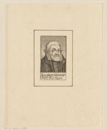 Portrait of Johann Baptist Hebenstreit