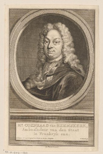 Portrait of Coenraad van Heemskerk