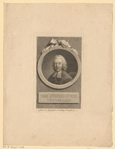 Portrait of Johann Friedrich Wilhelm Jerusalem