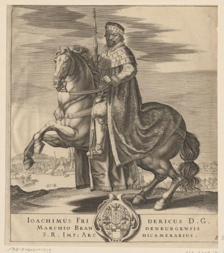 Equestrian portrait of Joachim Frederik of Brandenburg